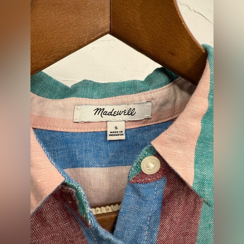 Madewell Central Shirtdress in Flagstaff Stripe - Picture 11 of 15